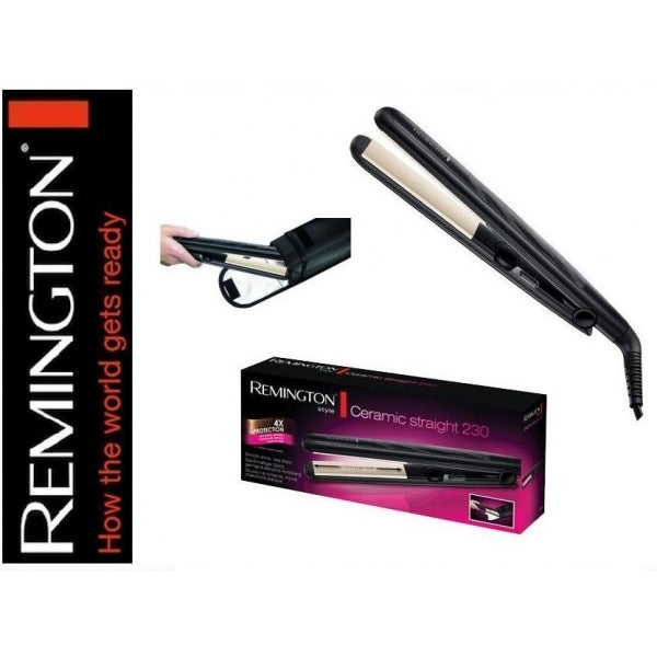 Remington Ceramic Straight 230 Hair Straighteners S3500 Anti Static Iron Slim - New 🏴
