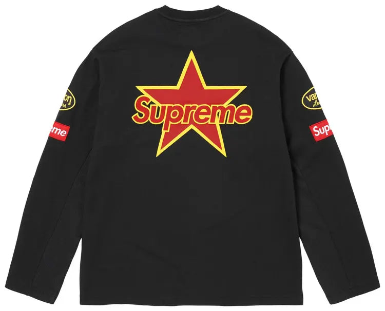 Supreme Vanson Leathers Long Sleeve Top (SS26)✔️