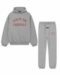 FEAR OF GOD ESSENTIALS TRACKSUIT 'Dark Heather' (FW24)- Multiple Sizes