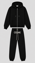 CELINE Zipped Track Tracksuit Cotton Fleece