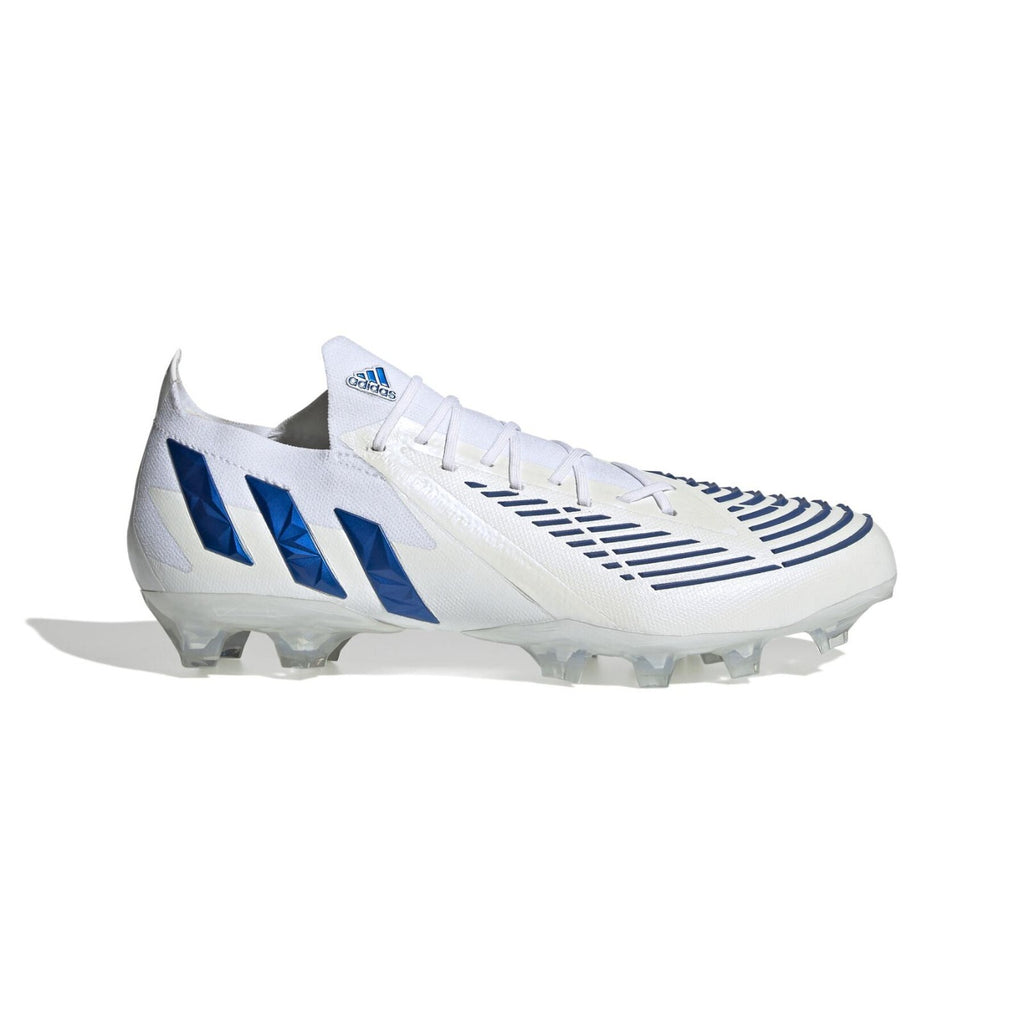Adidas Unisex Predator Edge.1 Low AG Football Boots / White Blue - New 🏴