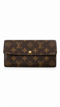 Louis Vuitton classic monogram Sarah wallet - Authenticity Guaranteed