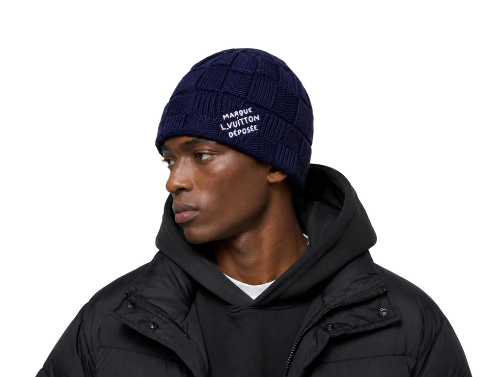 LV Damier Snug Beanie - Luxury Blue