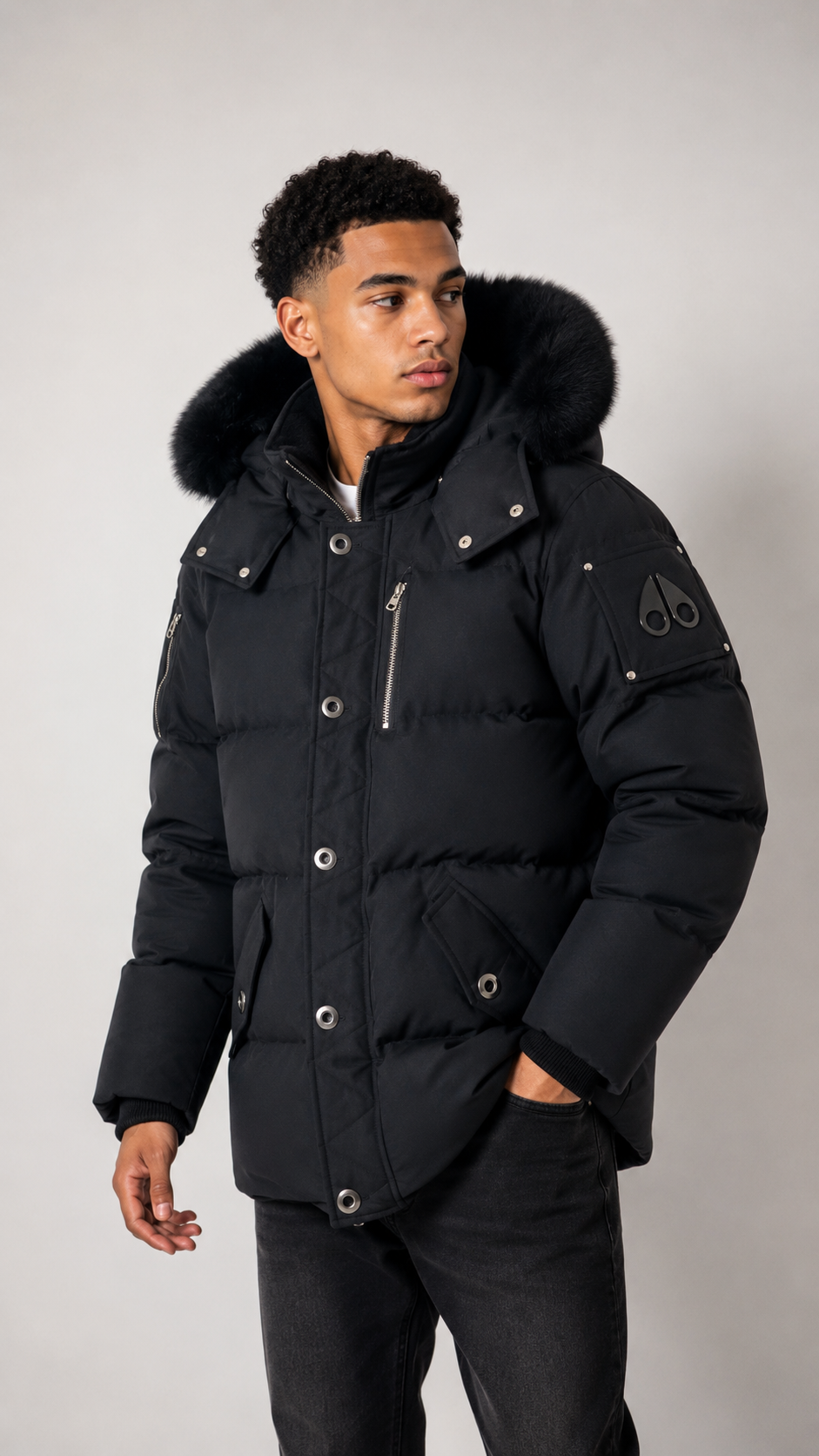 Moose Knuckles Men's 3Q Down Jacket - Authenticity Guaranteed