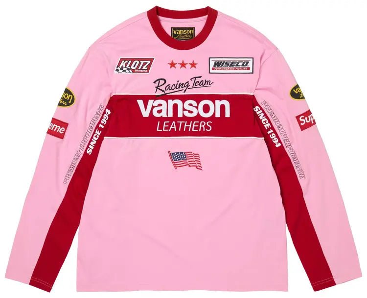 Supreme Vanson Leathers Long Sleeve Top (SS26)✔️