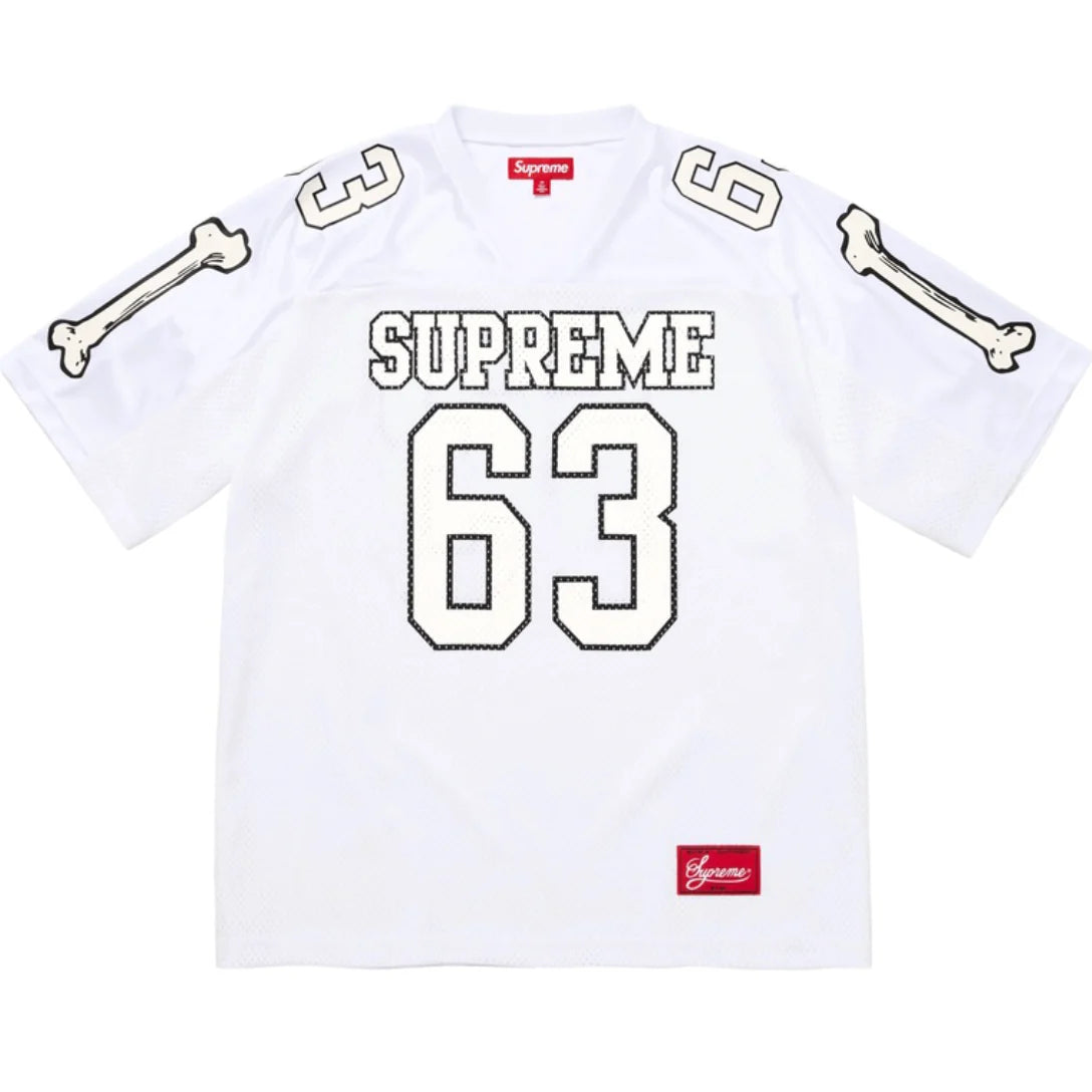 SUPREME BONES FOOTBALL JERSEY WHITE