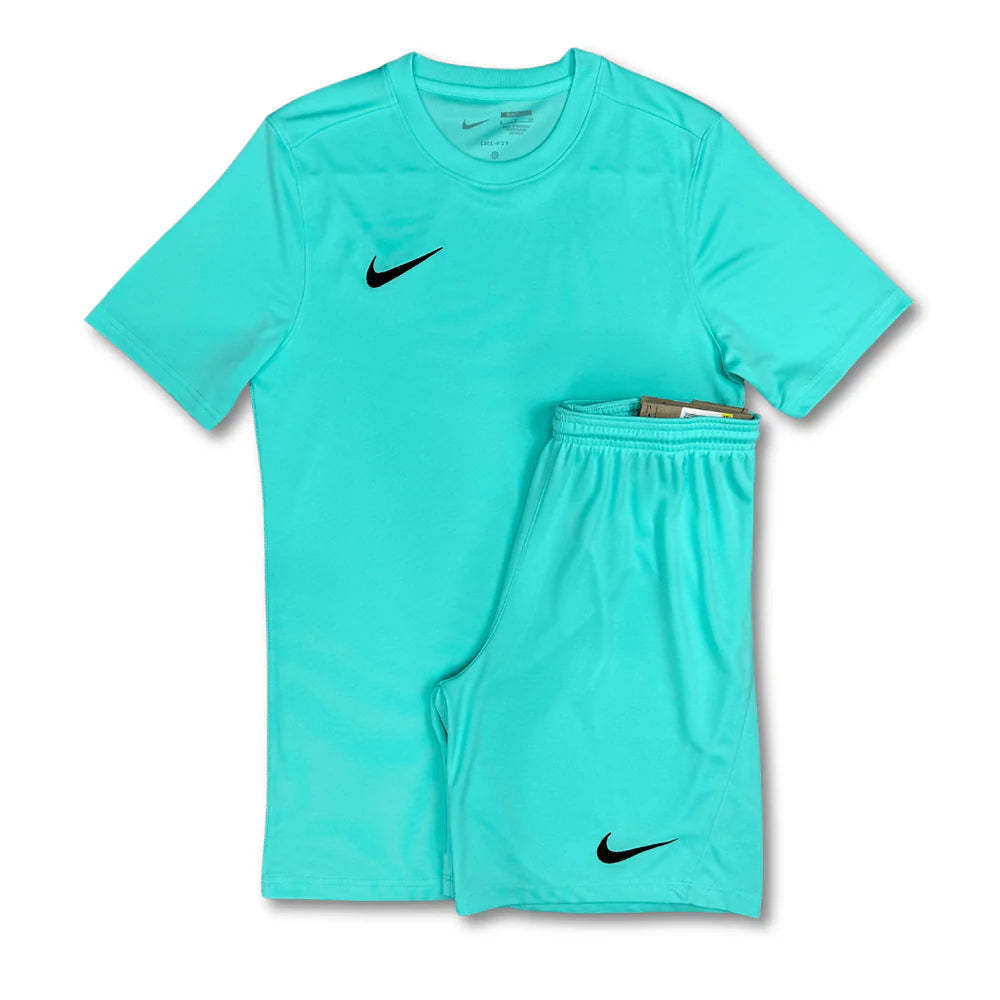 Nike Dri Fit Strike Academy Top and Shorts Set - Hyper Turquoise - New