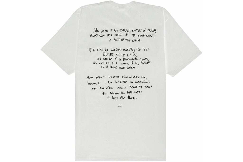 Supreme x Corteiz White Rule The World Tee - L