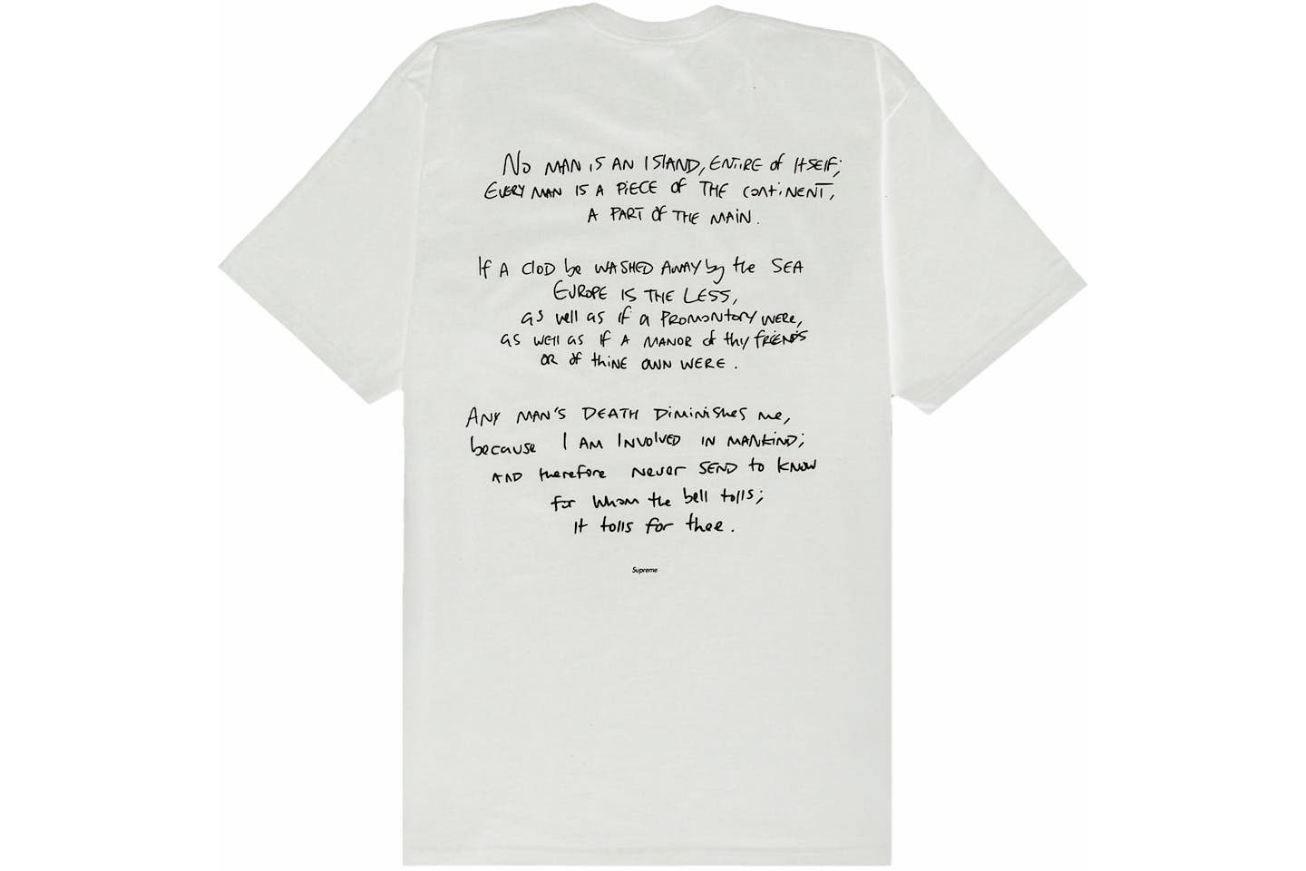 Supreme x Corteiz White Rule The World Tee - L