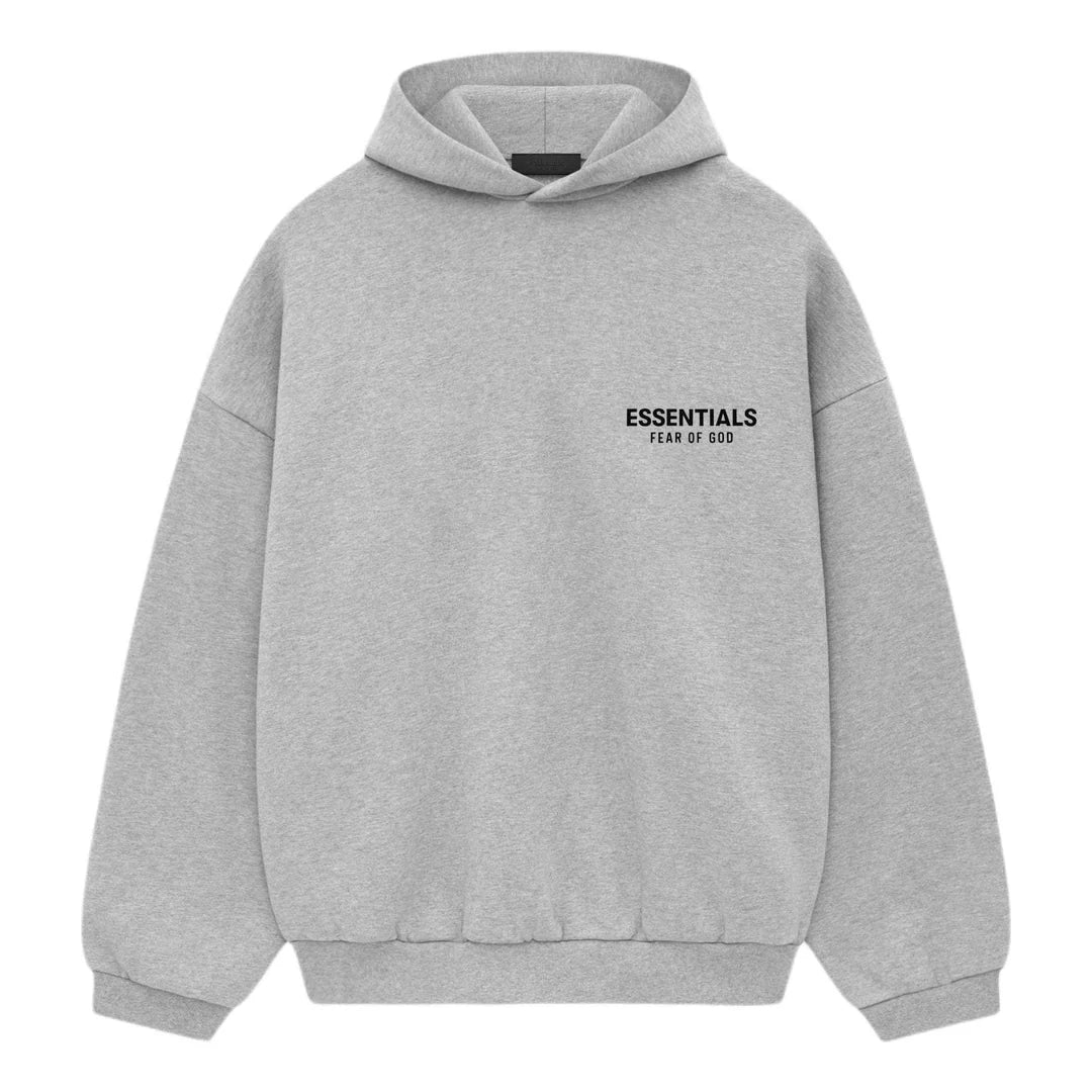 Fear of God EssentialsFleece Hoodie II FW24 'Light Heather Grey'