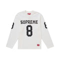 SUPREME AFFILIATED L/S FOOTBALL TOP WHITE