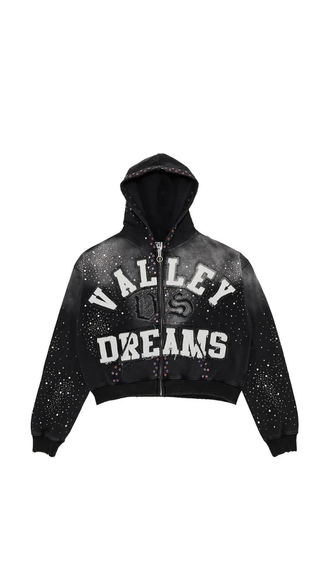 VALLEY DREAMS - VALE FOREVER CLASSICO ZIP UP 'BLACK'
