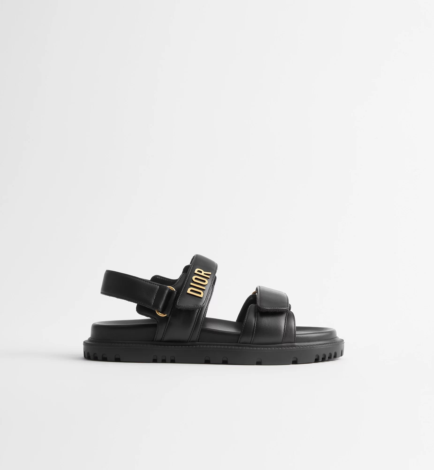 Chanel Black Quilted Leather Dad Sandals - UK 5.5