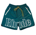 RHUDE Mens Green Track Shorts - Large - New🏴