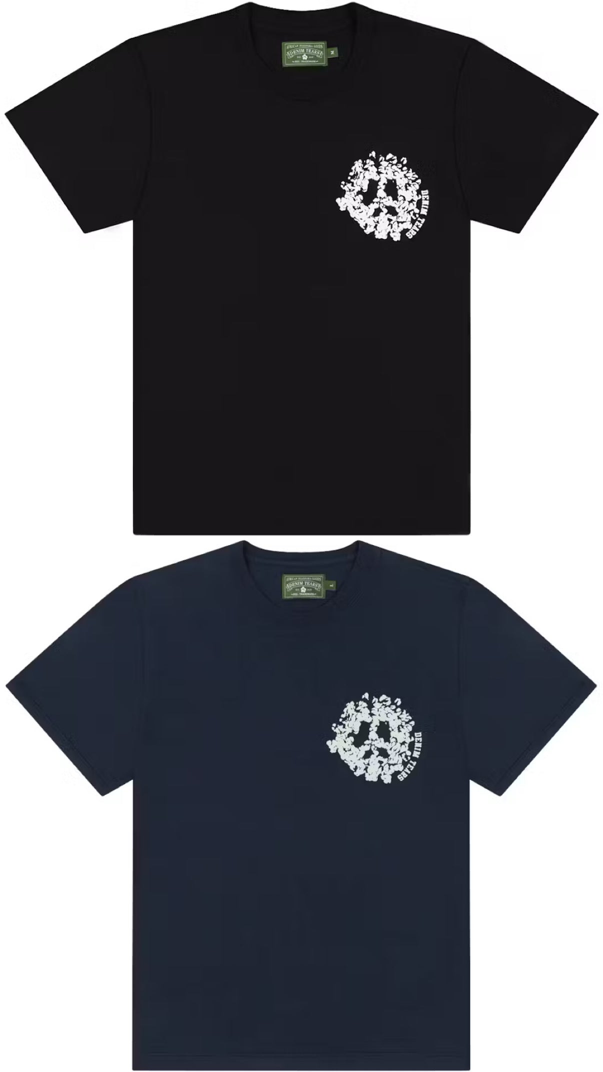 Denim Tears University T Shirt Black Blue✔️