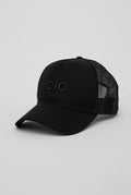 Alo District Trucker Hat - Triple Black 🆕