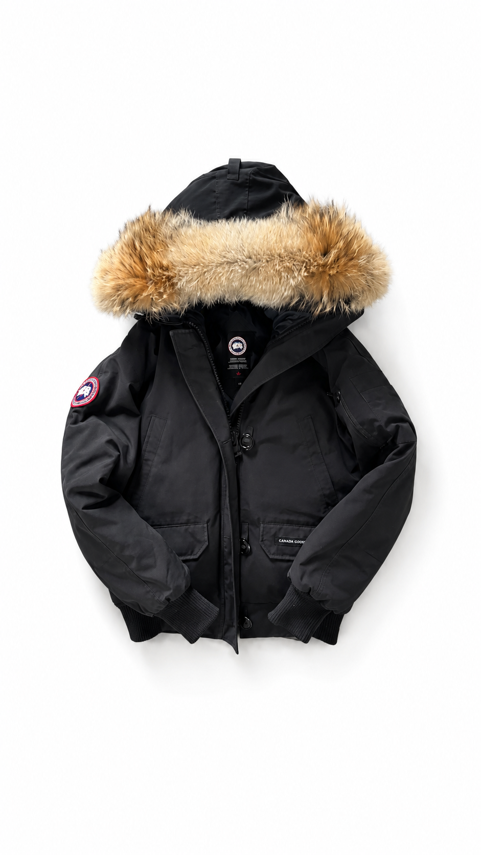 Canada Goose womens black chilliwack parka down coat - Authenticity Guaranteed