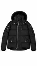 Moose Knuckles 3Q Jacket with Black Fur Hood - Authenticity Guaranteed