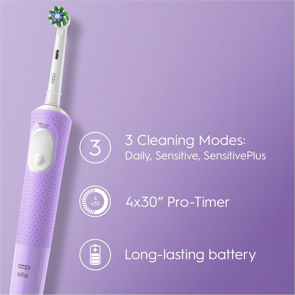 Oral-B Vitality PRO Electric Toothbrush With Timer Lilac - New 🏴