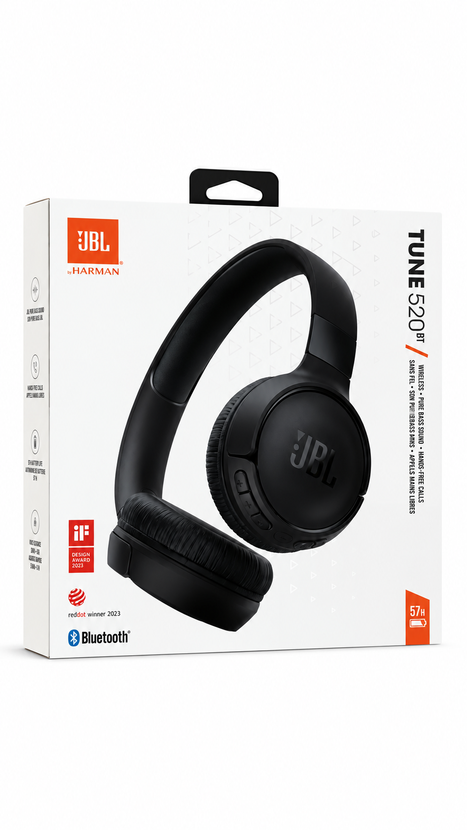 JBL Tune 520BT Wireless On-Ear Headphones