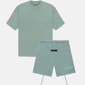 Essentials ‘Sycamore’ Short Set Size Small T-Shirt , Medium Shorts