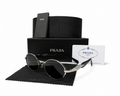 Prada Gold Oval Sunglasses