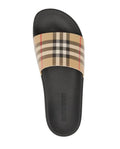 Burberry Checkered Sliders