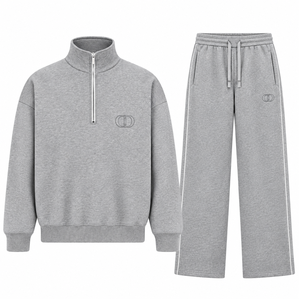 Dior CD Icon Relaxed Grey Tracksuit