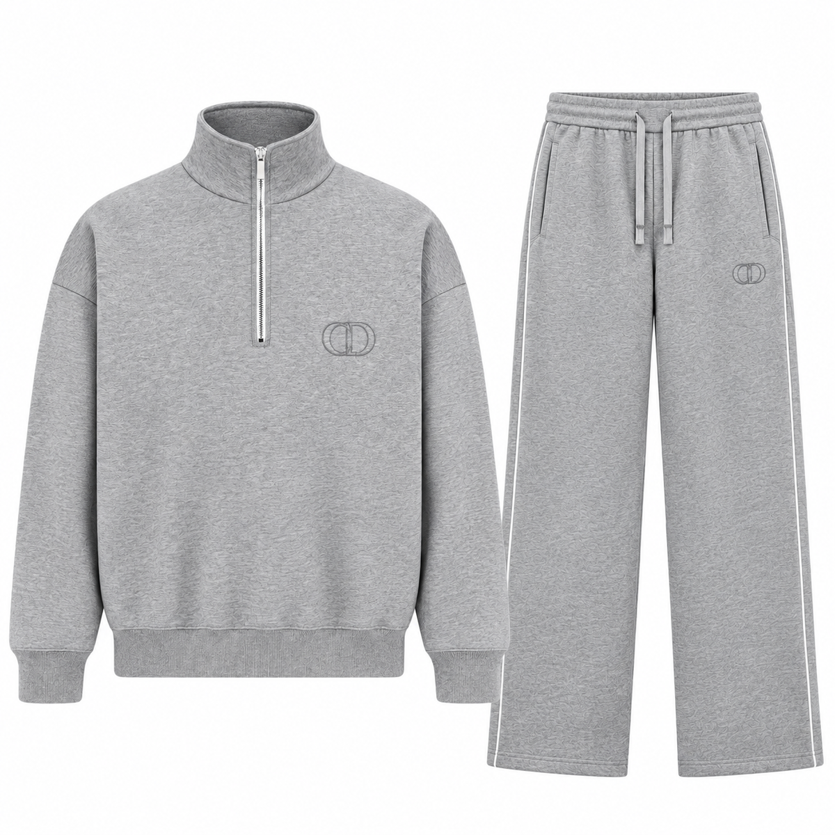 Dior CD Icon Relaxed Grey Tracksuit