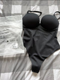 SKIMS Ultimate Push Up Thong Bodysuit, Onyx, Size Large- BNWT✅