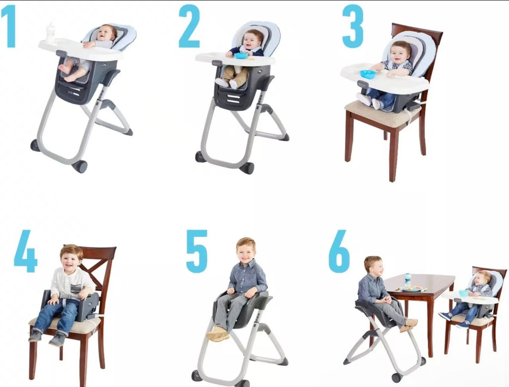 NEW Graco DuoDiner DLX 6‑in‑1 Adjustjustable Booster Seat Highchair - Asher (new)🏴
