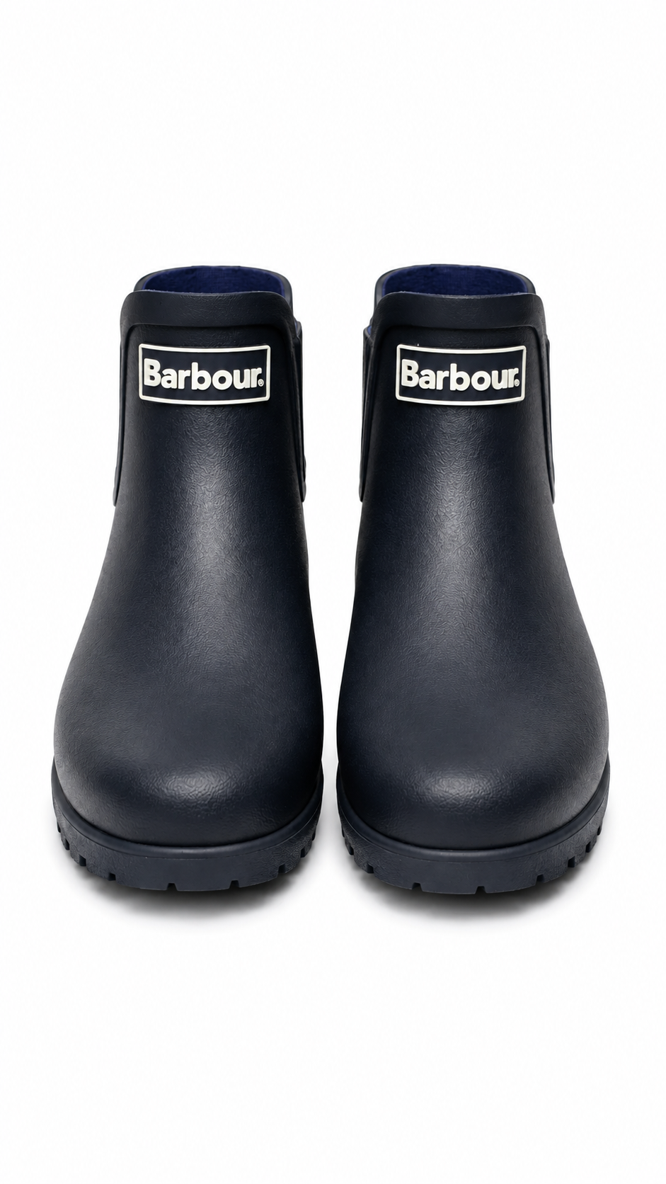 Barbour Wilton Navy Chelsea Ankle Wellies Waterproof - Authenticity Guaranteed
