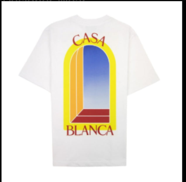 Casablanace Light Cream Mens Tshirt - Small - New