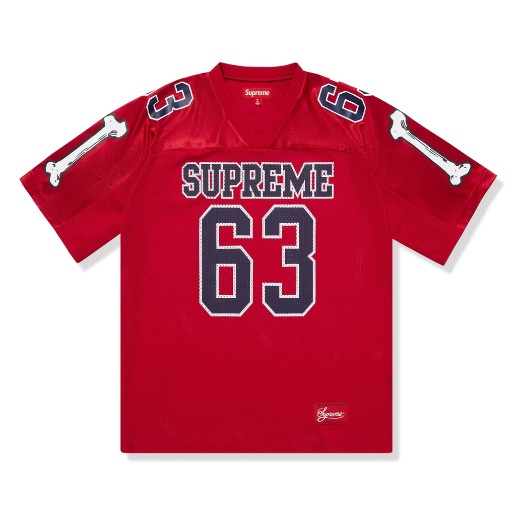Supreme Bones Red Football Jersey 🏴