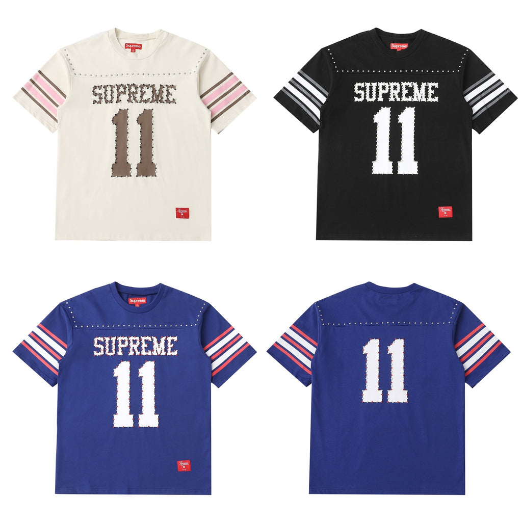 Supreme Studded S/S Football Top SS26✔️
