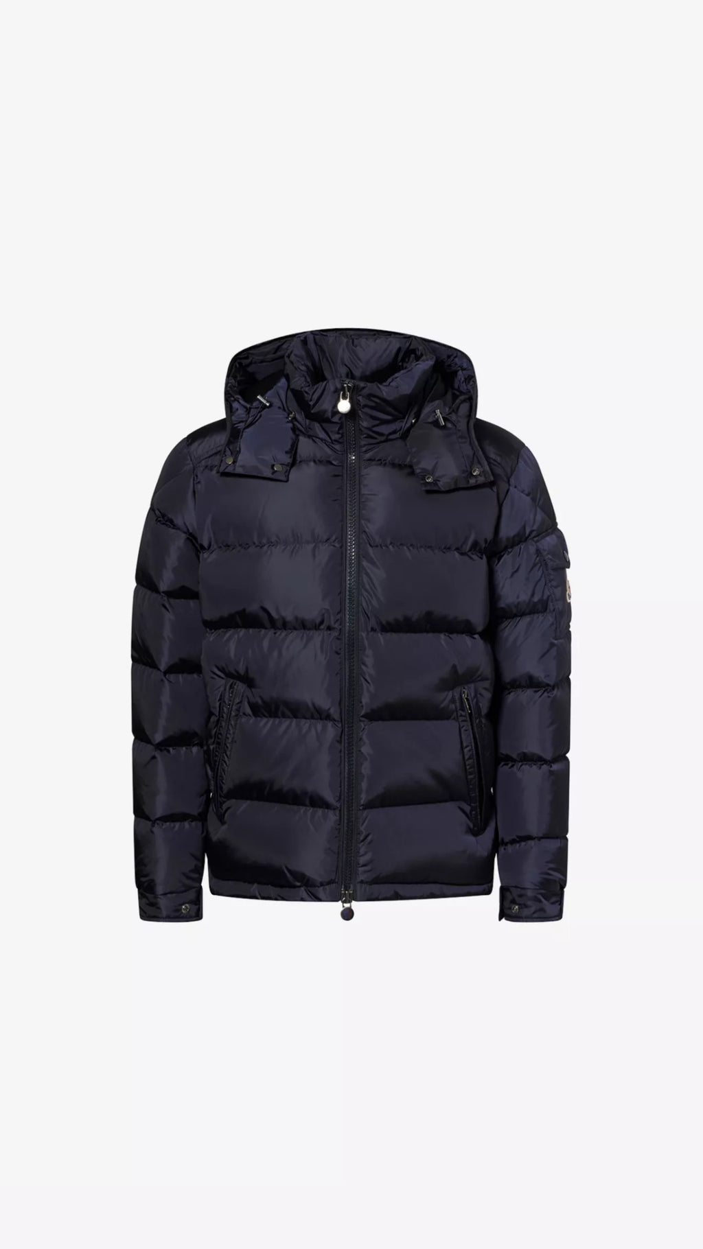 Moncler Maya Matte Short Down Jacket Night Blue