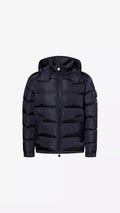 Moncler Maya Matte Short Down Jacket Night Blue