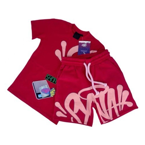 Syna*Retro Short Sleeve T-shirt Top Shorts Outfit Set - New 🏴