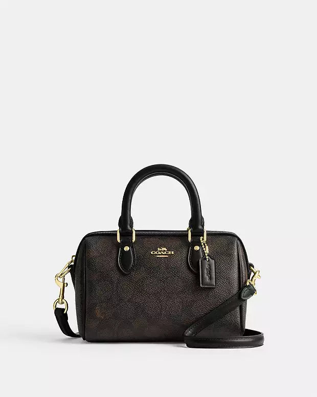Coach Mini Rowan In Signature Canvas