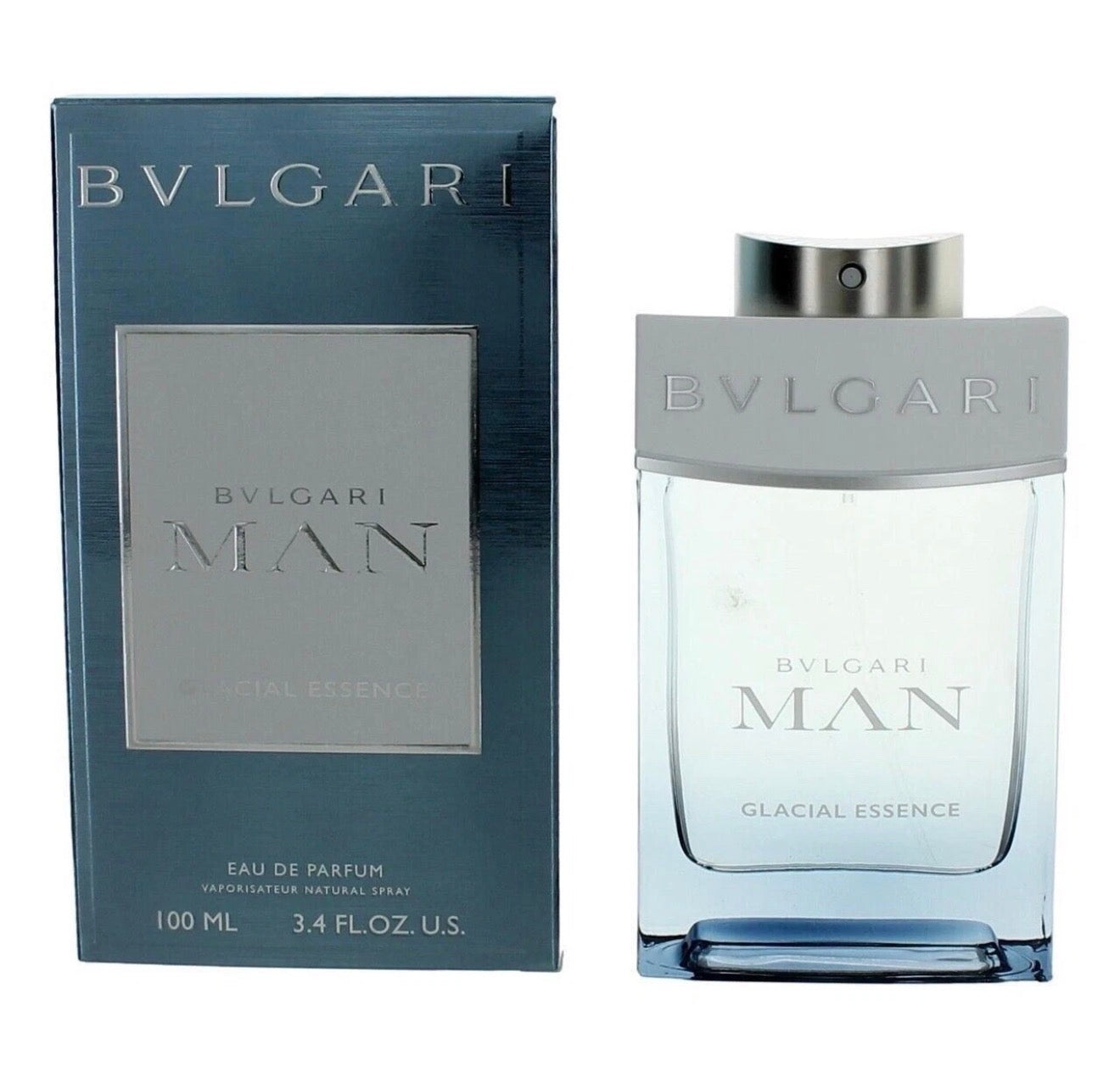 Bvlgari Man Glacial Essence Eau de Parfum 100ml Spray Brand New Boxed & Sealed
