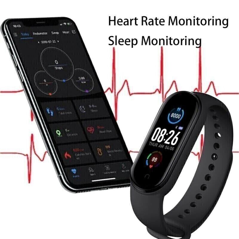 Fitbit Smart Watch Gym Band Fitness Tracker Heart Rate Monitor Sports Watch NEW 🏴