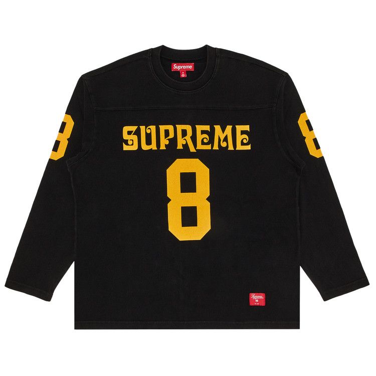 Supreme Affiliated LS Football Top Black Yellow