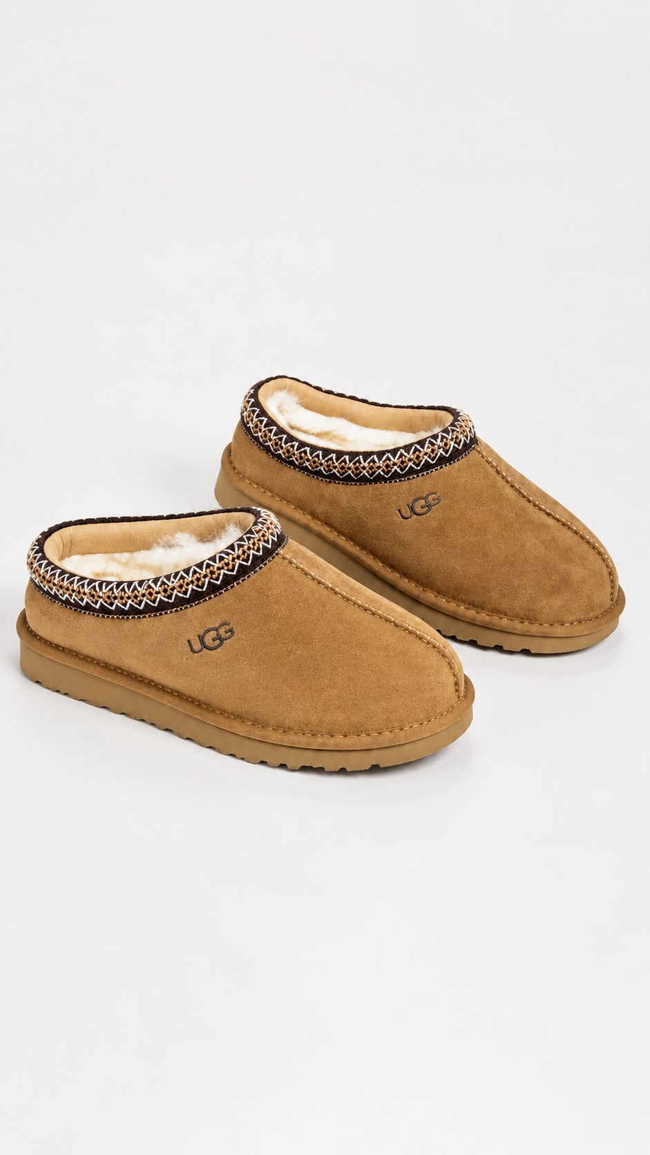 UGG Tasman Women's Brown Suede Slip-On Slippers