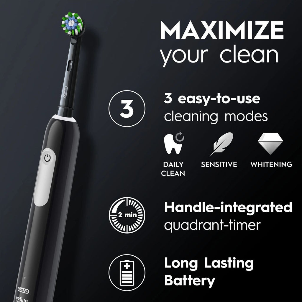 Oral-B Pro 1 Electric Toothbrush With Timer Black - New 🏴