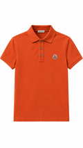 Moncler Polo Orange - Authenticity Guaranteed