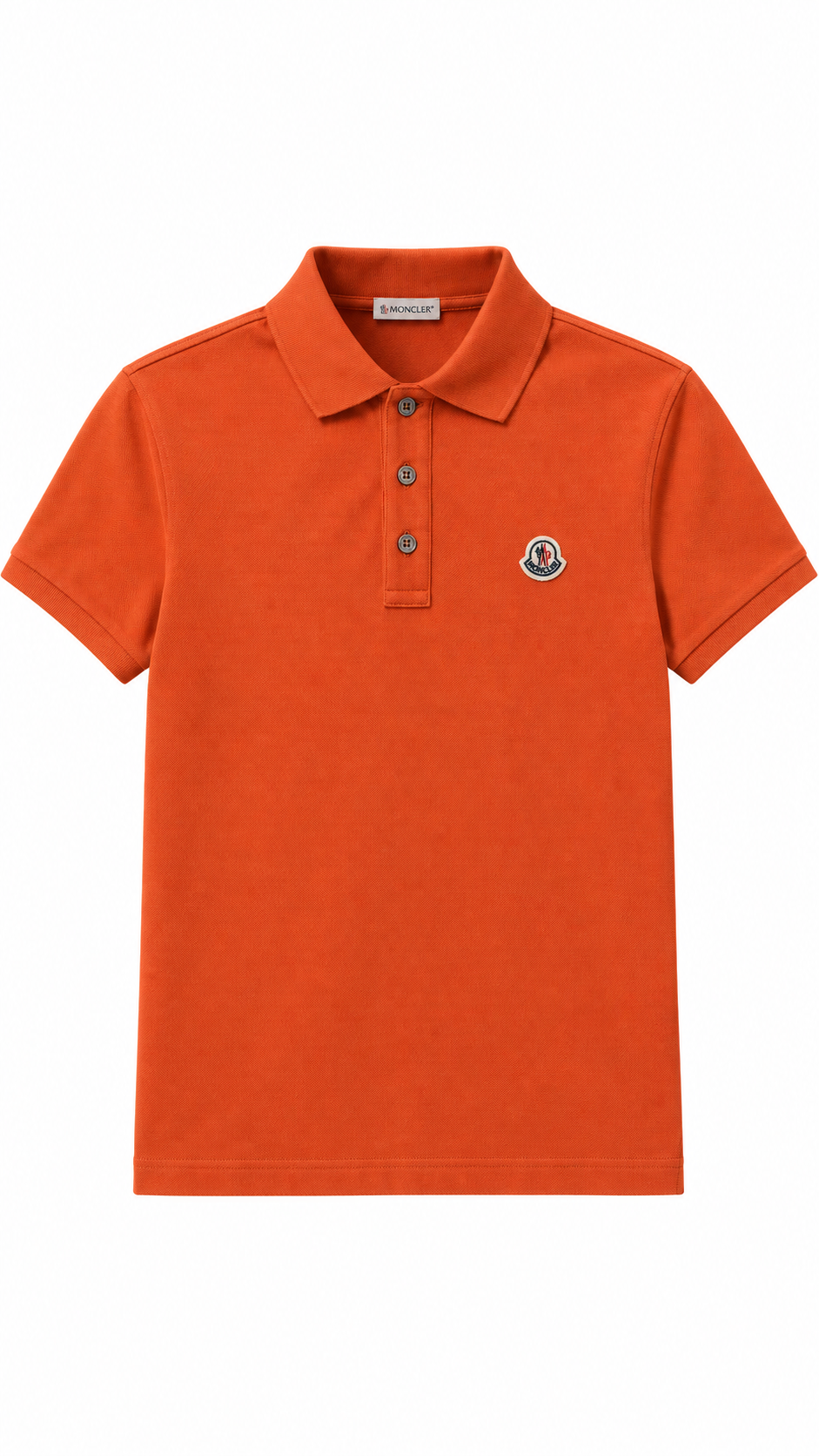 Moncler Polo Orange - Authenticity Guaranteed