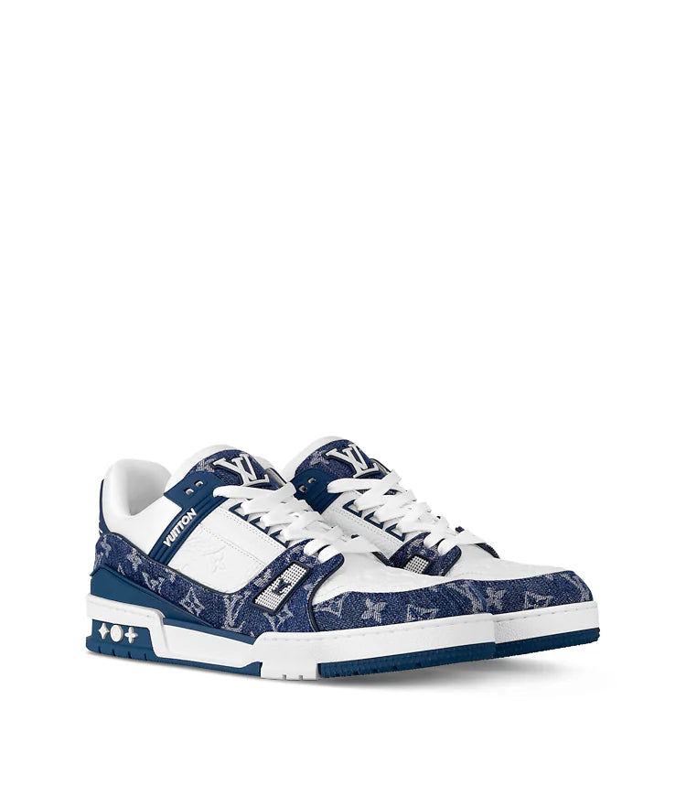 Louis Vuitton Denim Trainers - UK7 💥