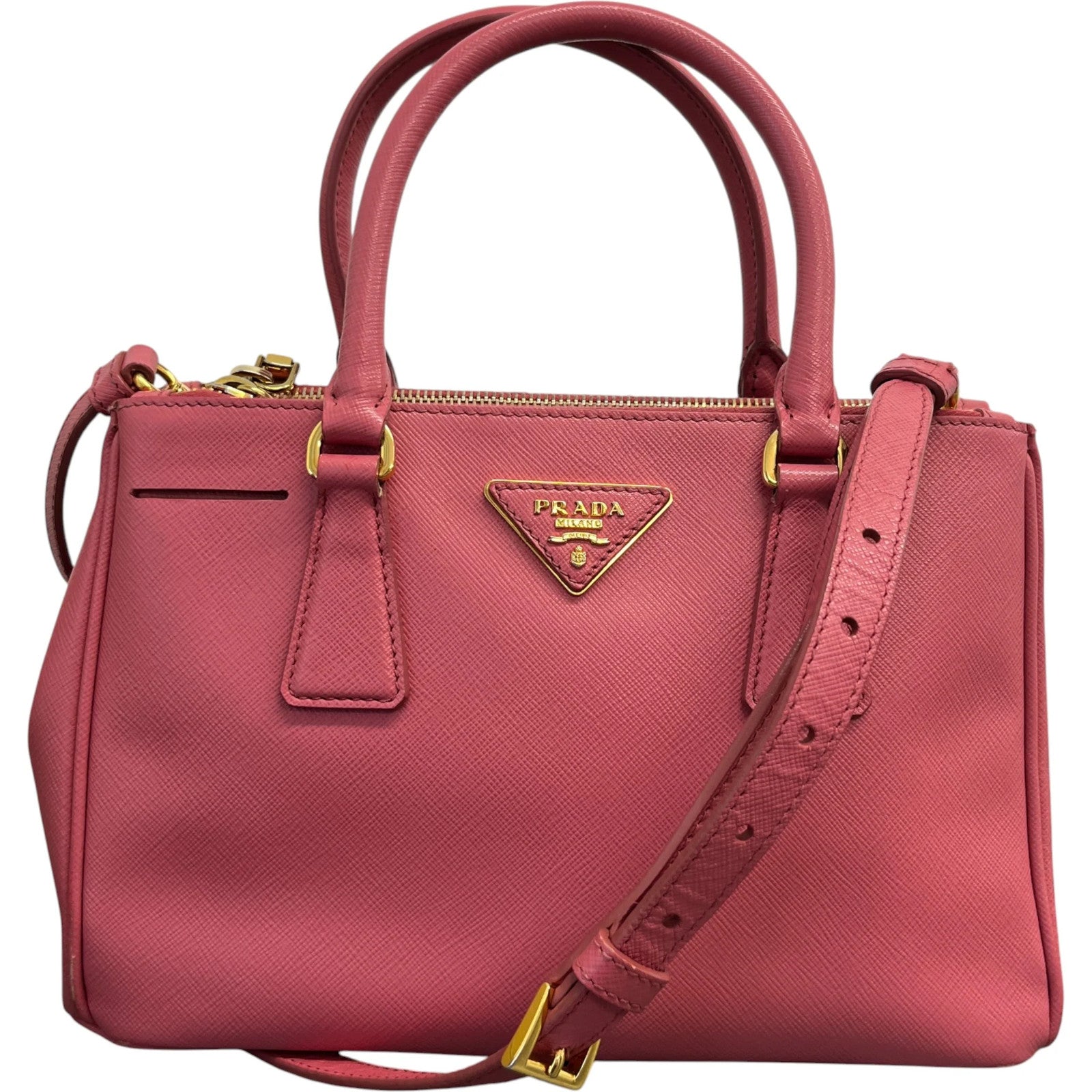 Prada Women's Galleria Small Bag Pink - Pre owned 🏴☑️
