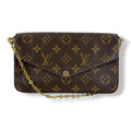 Louis Vuitton Felicie Pochette Brown Monogram Handbag - Preowned🏴☑️