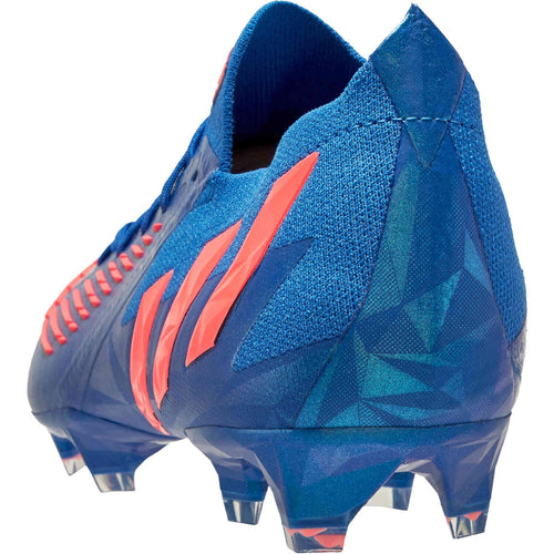 Adidas Unisex Predator Edge.1 Low FG Football Boots / Blue - New 🏴